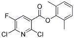 2,6-DIMETHYLPHENYL 2,6-DICHLORO-5-FLUORONICOTINATE Struktur