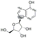 INOSINE (U-15N4) Struktur