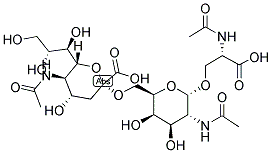 STN EPITOPE, N-ACETATE Struktur