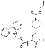 FMOC-L-HOMO[ALA-4-PIP(N-ALLOC)] Struktur