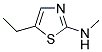 N-(5-ETHYL-1,3-THIAZOL-2-YL)-N-METHYLAMINE Struktur