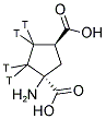 (+/-)-1-AMINOCYCLOPENTANE-TRANS-1,3-DICARBOXYLIC ACID, [4,5-3H] Struktur