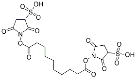 BIS(SULPHOSUCCINIMIDYL)SEBACATE Struktur