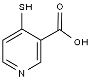 4-SULFANYLNICOTINIC ACID Struktur