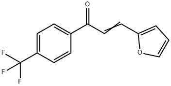 3-(2-FURYL)-1-[4-(TRIFLUOROMETHYL)PHENYL]-2-PROPEN-1-ONE Struktur