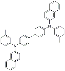 N,N'-DI(NAPHTHALENE-2-YL)-N,N'-DI(3-METHYL-PHENYL)-BENZIDINE Struktur