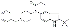 N-(1-BENZYLPIPERIDIN-4-YL)-N-(2-TERT-BUTYL-(1H)-INDOL-5-YL)PROPANAMIDE|