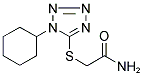 2-[(1-CYCLOHEXYL-1H-TETRAZOL-5-YL)THIO]ACETAMIDE Struktur