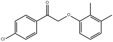 1-(4-CHLOROPHENYL)-2-(2,3-DIMETHYLPHENOXY)-1-ETHANONE Struktur