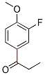 1-(3-FLUORO-4-METHOXYPHENYL)-1-PROPANONE Struktur