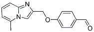 4-[(5-METHYLIMIDAZO[1,2-A]PYRIDIN-2-YL)METHOXY]BENZALDEHYDE Struktur