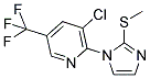 1-[3-CHLORO-5-(TRIFLUOROMETHYL)-2-PYRIDINYL]-1H-IMIDAZOL-2-YL METHYL SULFIDE Struktur