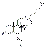 4-CHOLESTEN-6-ALPHA-OL-3-ONE ACETATE Struktur