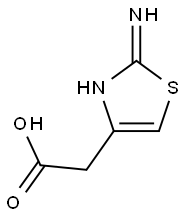 (2-IMINO-2,3-DIHYDRO-THIAZOL-4-YL)-ACETIC ACID Struktur