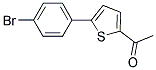 1-[5-(4-BROMOPHENYL)THIEN-2-YL]ETHANONE Struktur