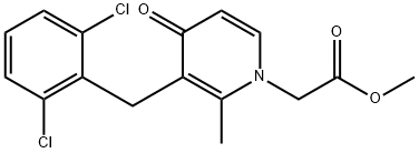 METHYL 2-[3-(2,6-DICHLOROBENZYL)-2-METHYL-4-OXO-1(4H)-PYRIDINYL]ACETATE Struktur