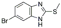 6-BROMO-2-(METHYLTHIO)-1H-BENZIMIDAZOLE Struktur