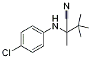 2-(4-CHLOROANILINO)-2,3,3-TRIMETHYLBUTANENITRILE Struktur