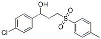 1-(4-CHLOROPHENYL)-3-[(4-METHYLPHENYL)SULFONYL]-1-PROPANOL Struktur