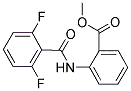 METHYL 2-((2,6-DIFLUOROPHENYL)CARBONYLAMINO)BENZOATE Struktur