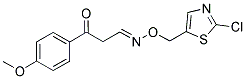 3-(4-METHOXYPHENYL)-3-OXOPROPANAL O-[(2-CHLORO-1,3-THIAZOL-5-YL)METHYL]OXIME Struktur