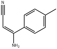 (E)-3-AMINO-3-(4-METHYLPHENYL)-2-PROPENENITRILE Struktur