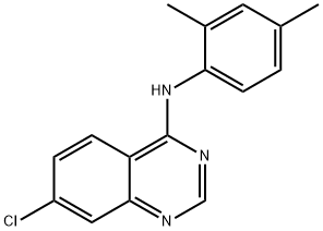 7-CHLORO-N-(2,4-DIMETHYLPHENYL)-4-QUINAZOLINAMINE Struktur