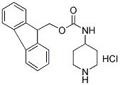 4-N-FMOC-AMINO-PIPERIDINE HYDROCHLORIDE Struktur