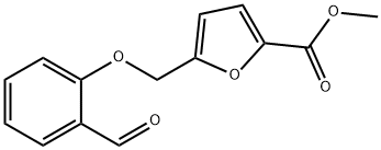 5-(2-FORMYL-PHENOXYMETHYL)-FURAN-2-CARBOXYLIC ACID METHYL ESTER Struktur