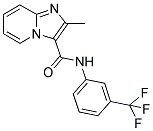 2-METHYL-N-[3-(TRIFLUOROMETHYL)PHENYL]IMIDAZO[1,2-A]PYRIDINE-3-CARBOXAMIDE Struktur