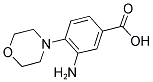 3-AMINO-4-MORPHOLIN-4-YL-BENZOIC ACID Struktur