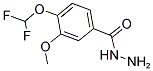 4-DIFLUOROMETHOXY-3-METHOXY-BENZOIC ACID HYDRAZIDE Struktur