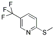 2-(METHYLTHIO)-5-(TRIFLUOROMETHYL)PYRIDINE Struktur