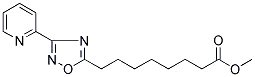 METHYL 8-(3-PYRIDIN-2-YL-1,2,4-OXADIAZOL-5-YL)OCTANOATE Struktur