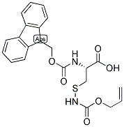 FMOC-CYS(ALOCAM)-OH Struktur