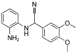 2-(2-AMINOANILINO)-2-(3,4-DIMETHOXYPHENYL)ACETONITRILE Struktur