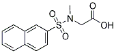 N-METHYL-N-(2-NAPHTHYLSULFONYL)GLYCINE Struktur