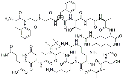 NOCICEPTIN [LEUCYL 3,4,5-3H] Struktur