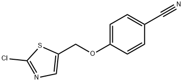 4-[(2-CHLORO-1,3-THIAZOL-5-YL)METHOXY]BENZENECARBONITRILE Struktur