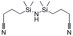 1,3 BIS(3-CYANOPROPYL)TETRAMETHYLDISILAZANE Struktur