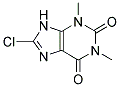 8-CHLORO-1,3-DIMETHYL-3,9-DIHYDRO-1H-PURINE-2,6-DIONE Struktur