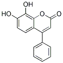 7,8-DIHYDROXY-4-PHENYLCOUMARIN Struktur