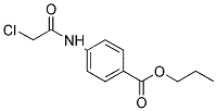 PROPYL 4-[(CHLOROACETYL)AMINO]BENZOATE Struktur