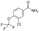 3-CHLORO-4-(TRIFLUOROMETHOXY)BENZAMIDE Struktur