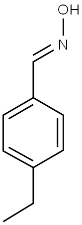 4-ETHYLBENZALDEHYDE OXIME Struktur