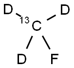 FLUOROMETHANE-13C-D3 Struktur