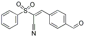 3-(4-FORMYLPHENYL)-2-(PHENYLSULFONYL)ACRYLONITRILE Struktur