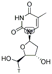 THYMIDINE-5'-3H Struktur