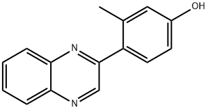 3-METHYL-4-QUINOXALIN-2-YLPHENOL Struktur