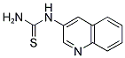 N-(3-QUINOLINYL)THIOUREA Struktur